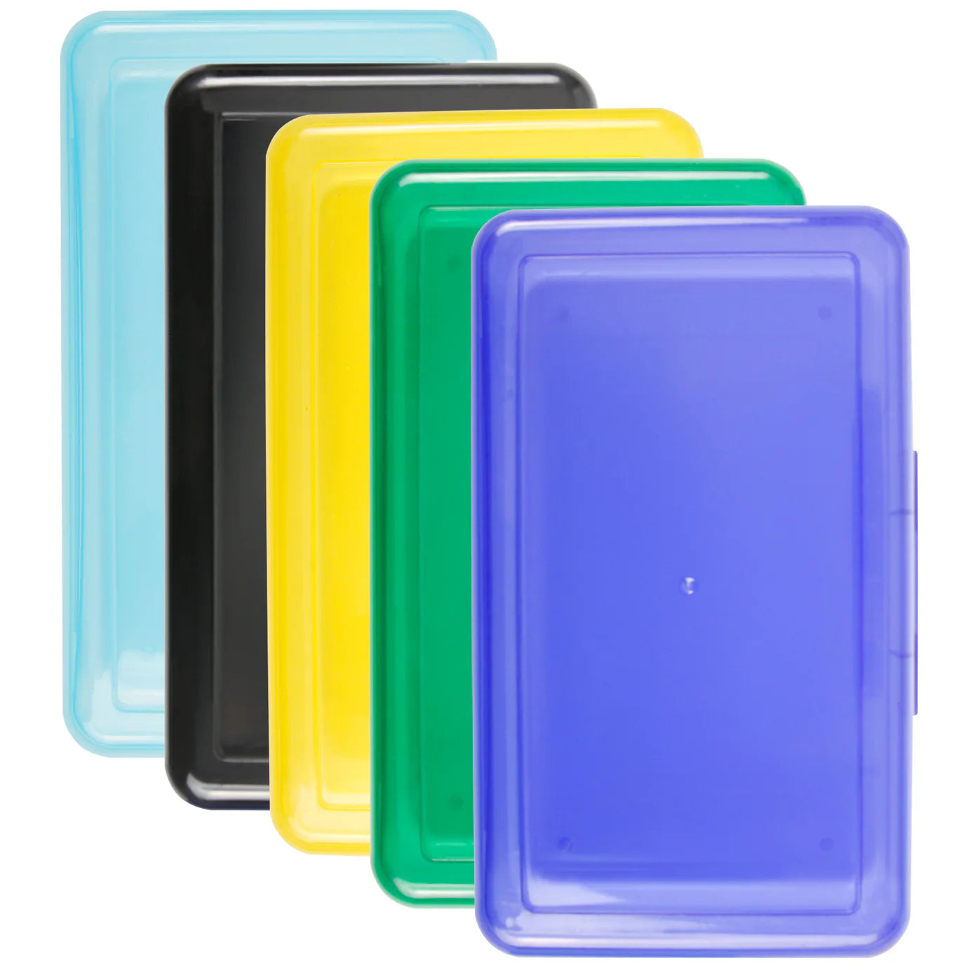Plastic Pencil Box - Assorted Colors