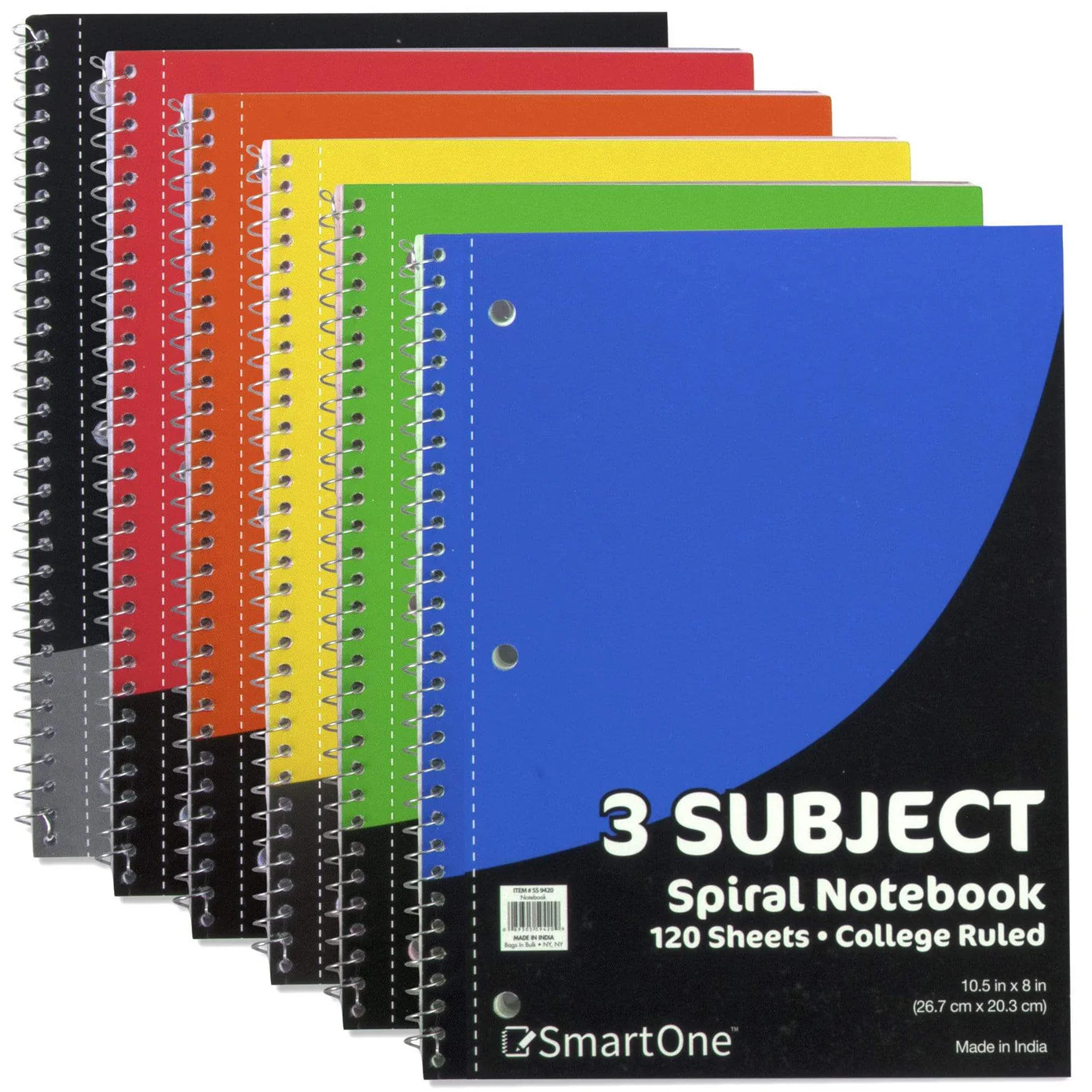 Trailmaker 3-Subject Notebook, College Ruled